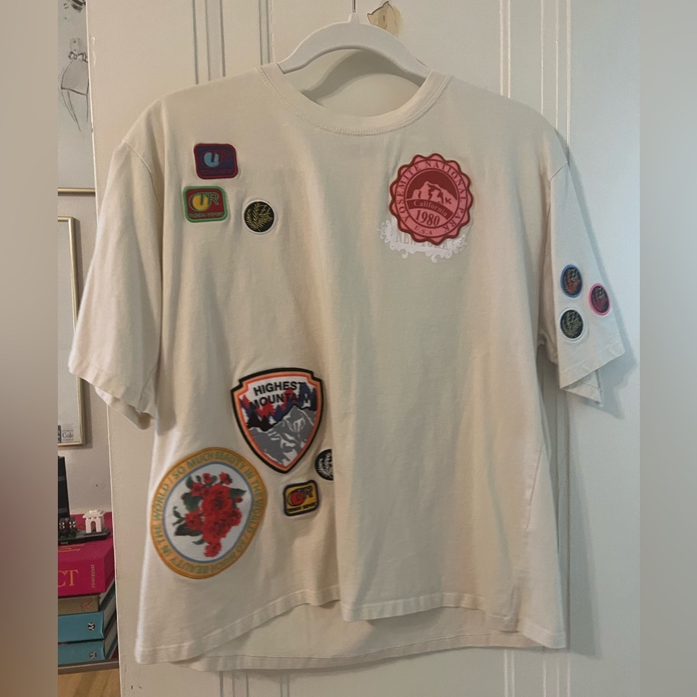 Zara patch t shirt